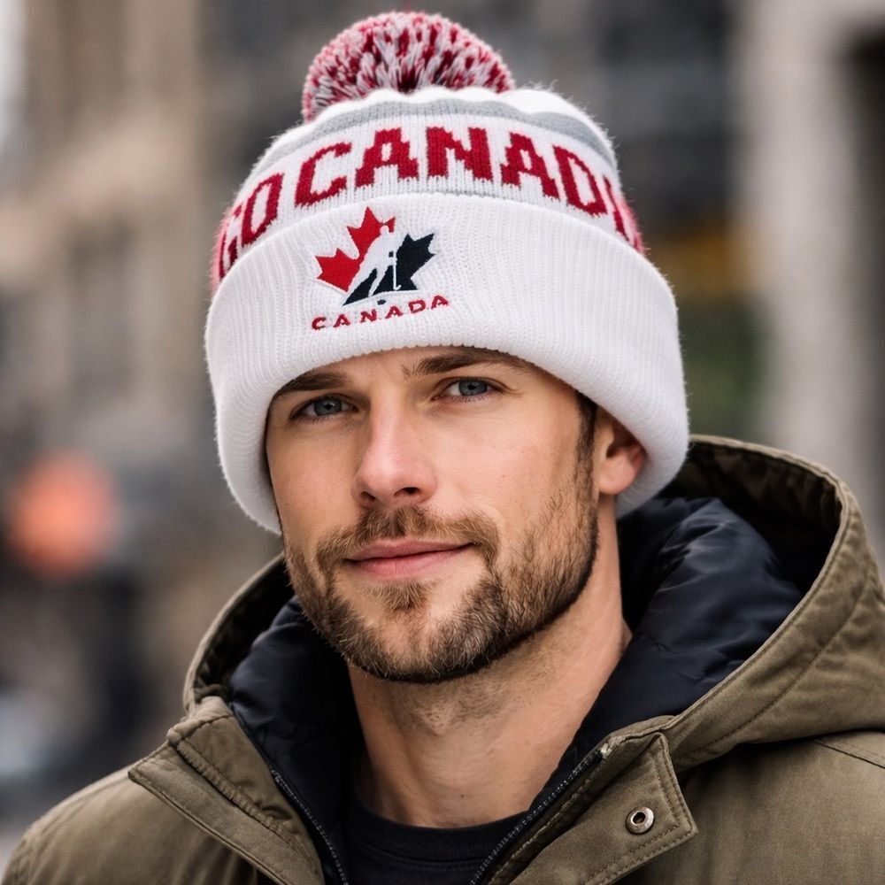🇨🇦 Team Canada “GO CANADA” Pom Pom Toque | Hockey Canada | TELUS Edition 🇨🇦